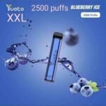 Yuoto xxl Bluberry ice 2500Puffs