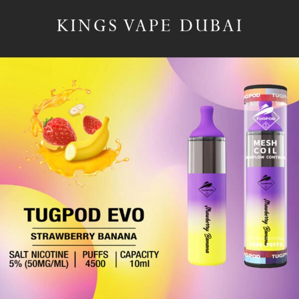 Tugboat EVO STRAWBERRY BANANA 4500pfs