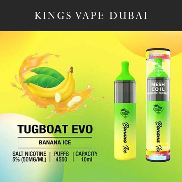 Tugboat EVO 4500 pfs Banana ice