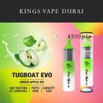 Tugboat EVO 4500pfs Green Apple ice