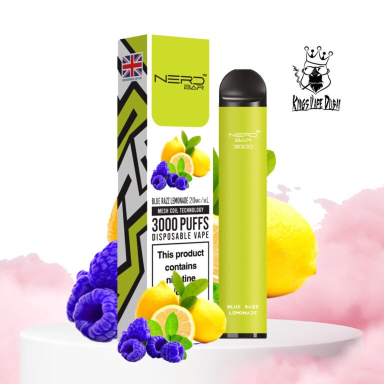 BLUE-RAZZ-LEMONADE-copy-3000-1024x1024-1-768x768 NERD BAR Blue Razz Lemonade 3000pfs 20mg - Image 1