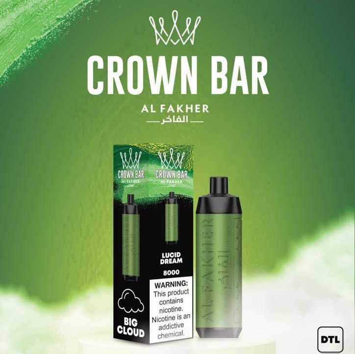 IMG-20231003-WA0007 Crown Bar Lucid Dream 8000pfs 5mg - Image 1