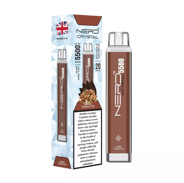 6o8989p4hhhi NERD Crystal Nerd Tobacco 55000pfs 20mg - Image 1