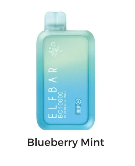Untitlkkuu6o8989 ELFBAR Blueberry Mint 10000pfs 50mg - Image 1