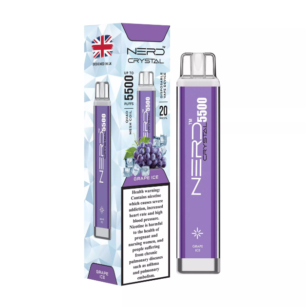 gggmgn NERD Crystal Grape ice 55000pfs 20mg - Image 1