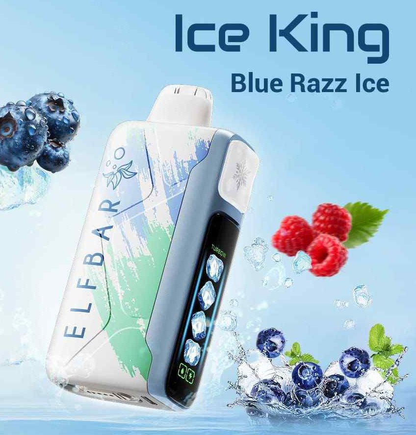 ELF-BAR-ICE-KING-30000-PRICE-IN-DUBAI-BLUE-RAZZ-ICE ELFBAR Ice King Mixed Berries 30000Puffs 50mg - Image 1